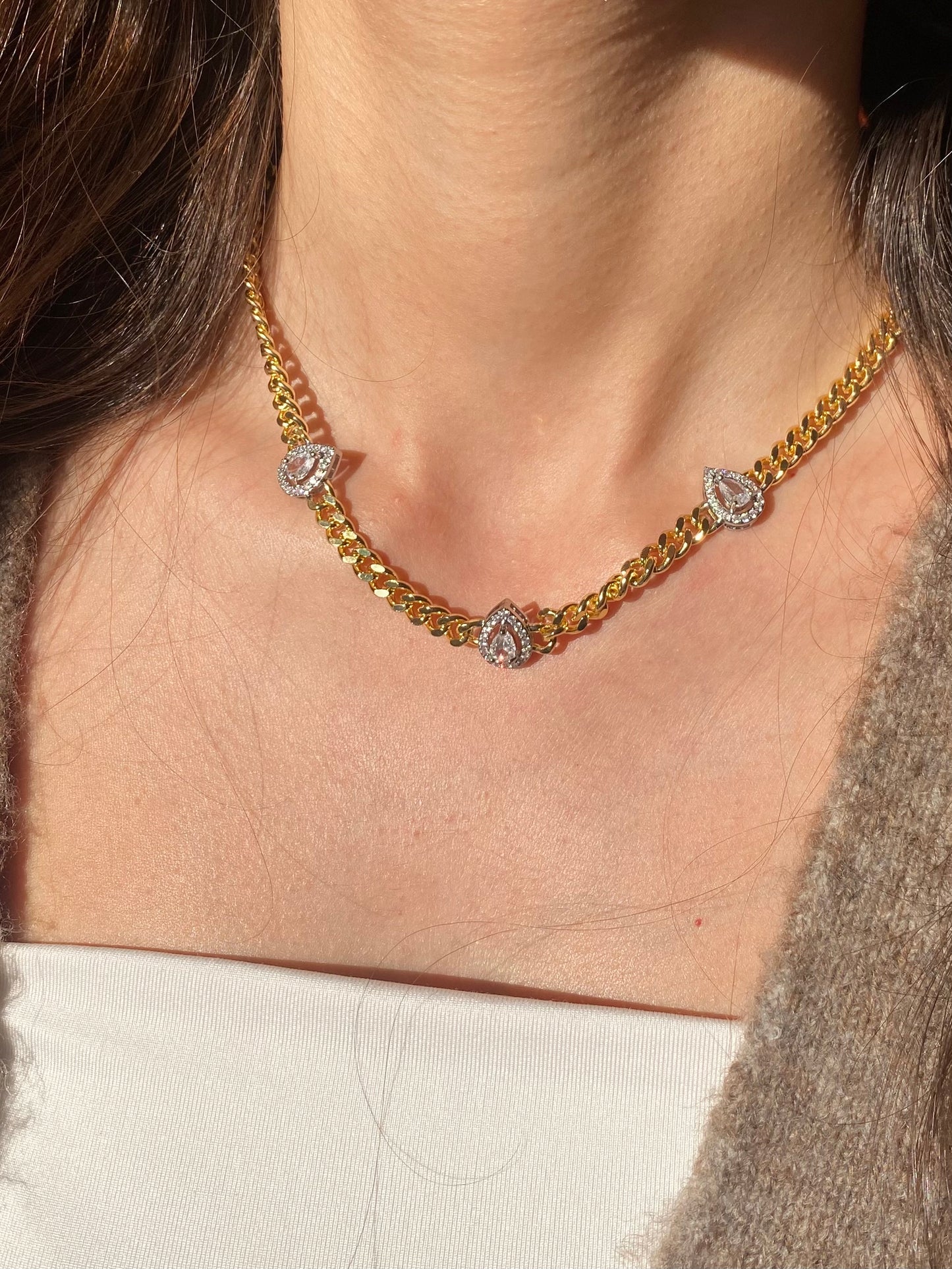Pear Chain Necklace