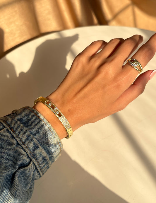 Move Gold Bangle