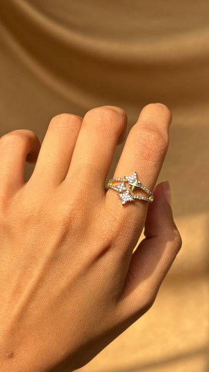 Stars Gold Ring