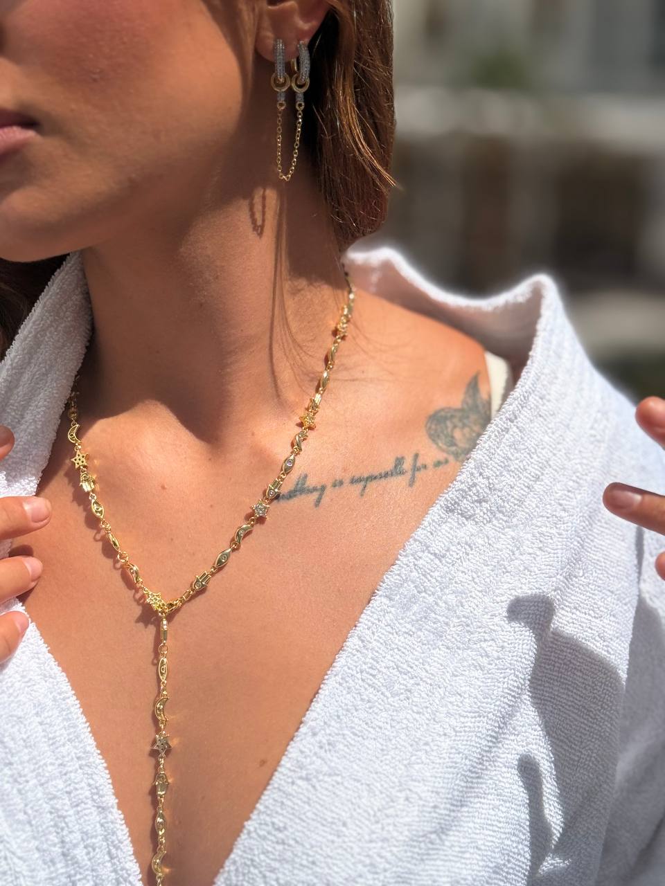 Starry Night drop Necklace