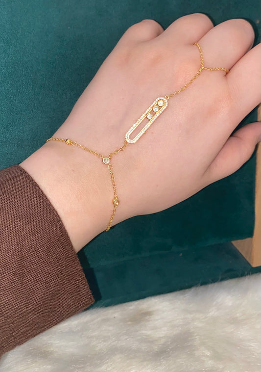 Diamond Move Hand Chain
