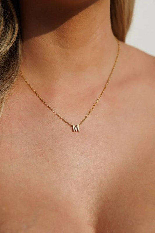 Simple Initials Necklace