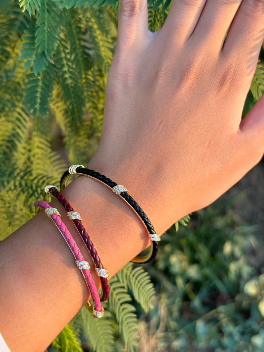 Diamonds Colored Bangles
