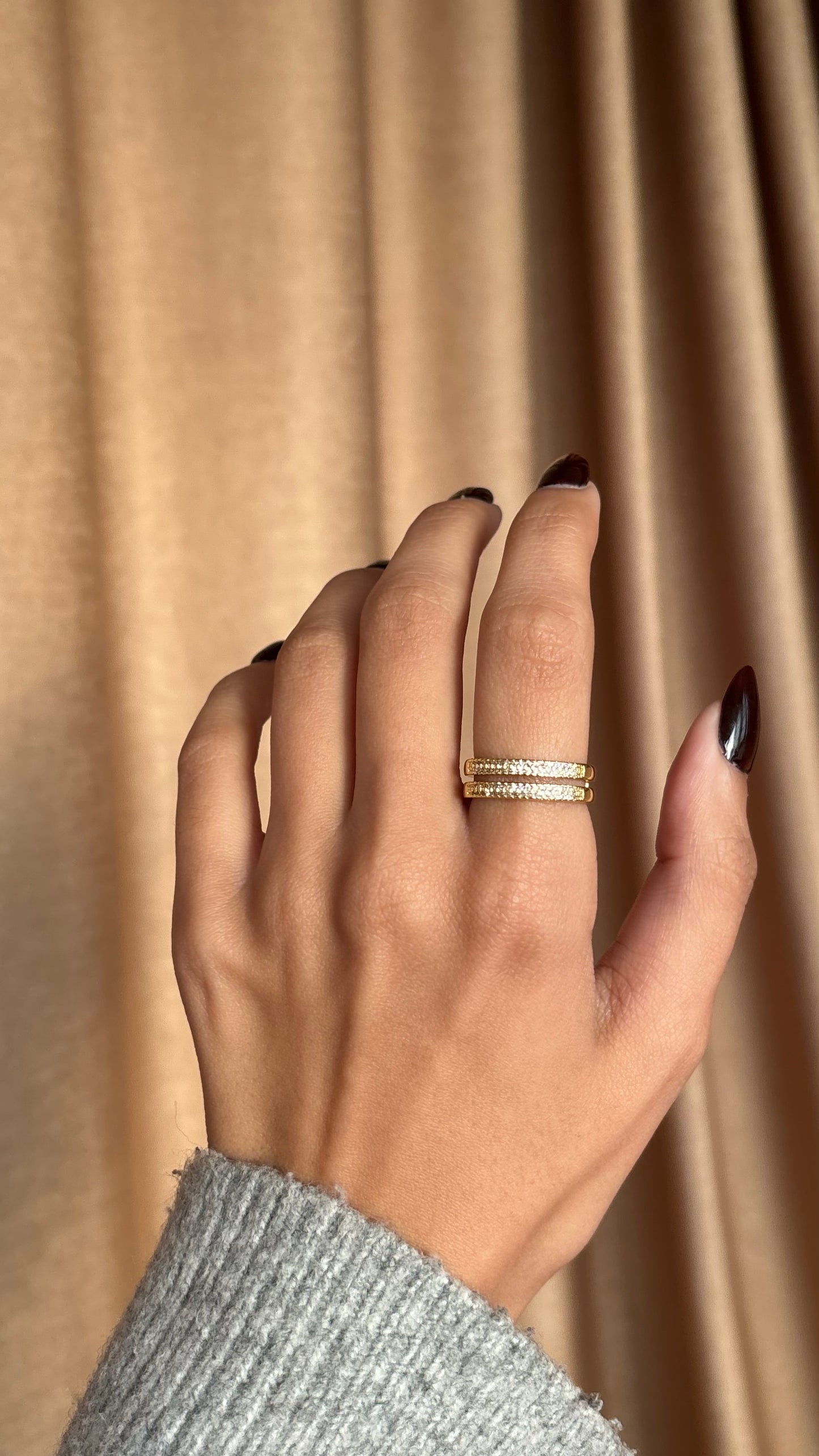 Duo Tennis Gold Ring