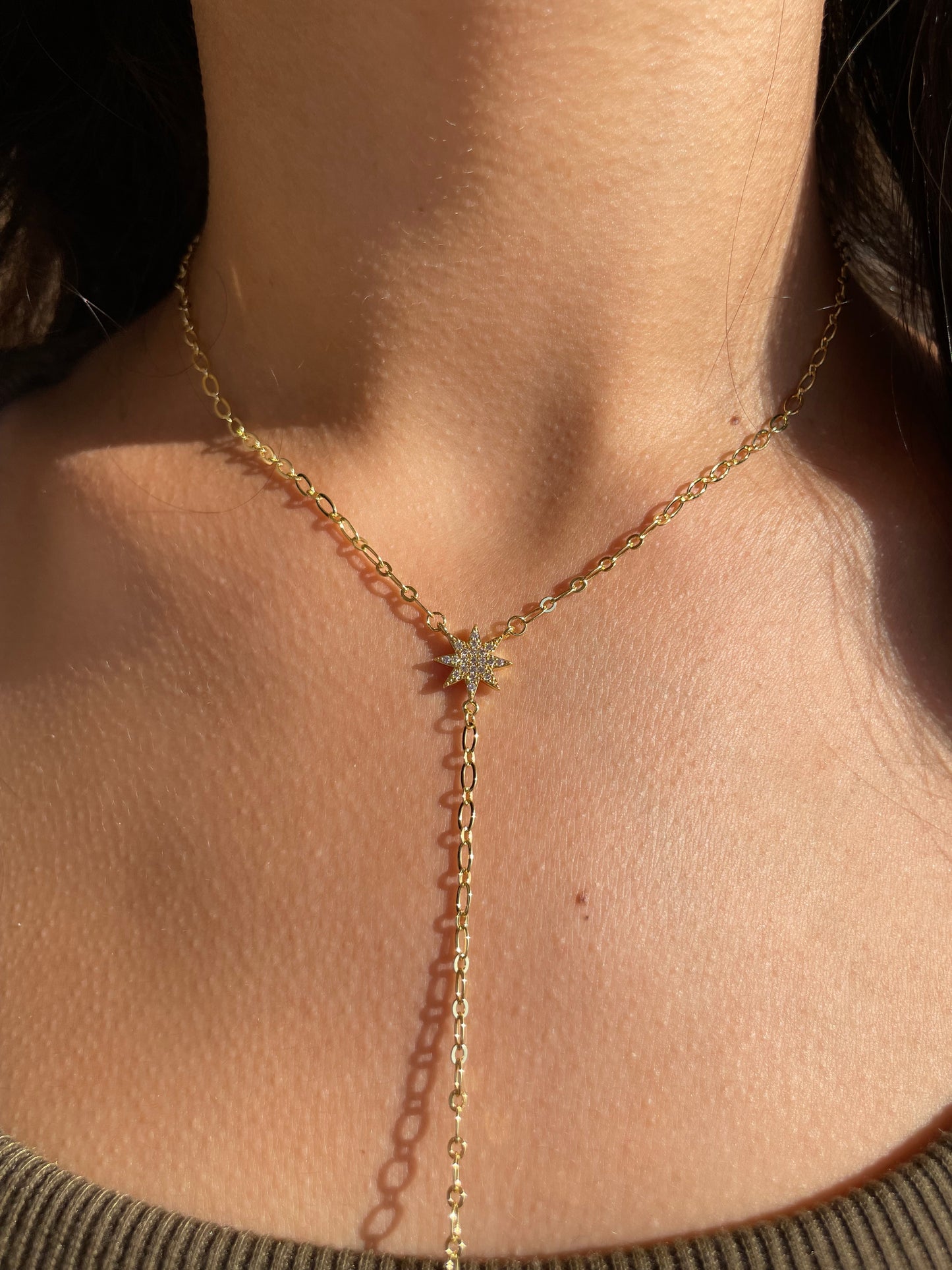 Star Drop Necklace