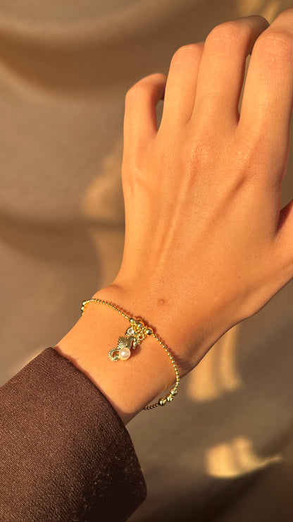 Pearl Seahorse bracelet