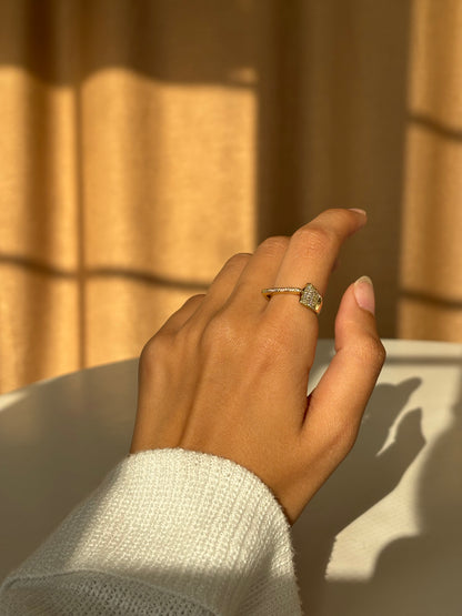 Blinkly Gold Ring