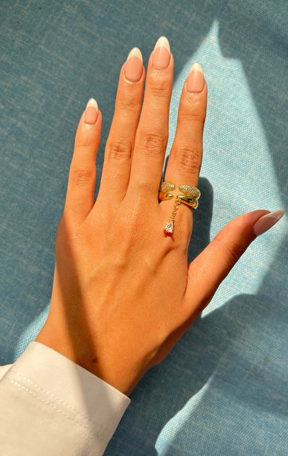 Linked Tear Ring