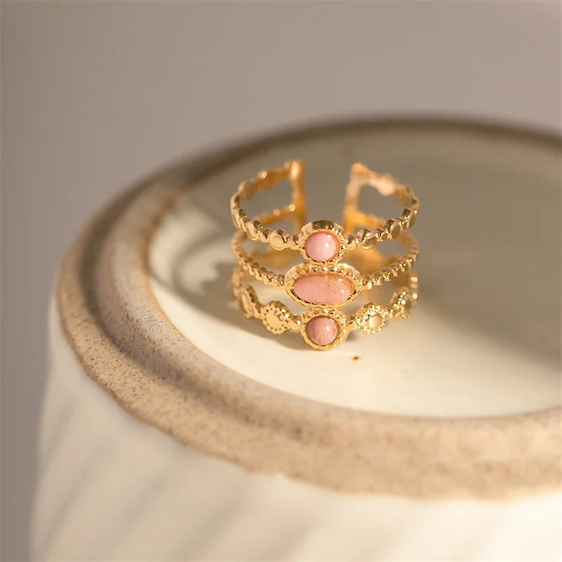 Pink Layered Ring