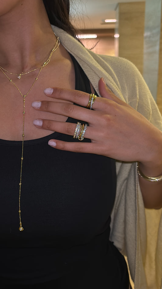 Mini Diamonds Drop Necklace