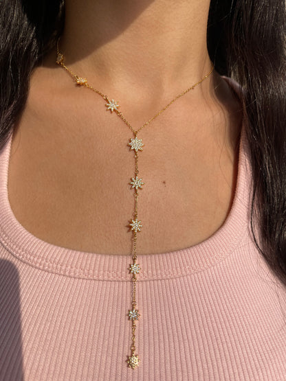 Stars Drop Necklace