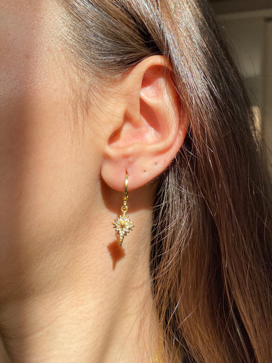 Mini Shooting Star Earrings