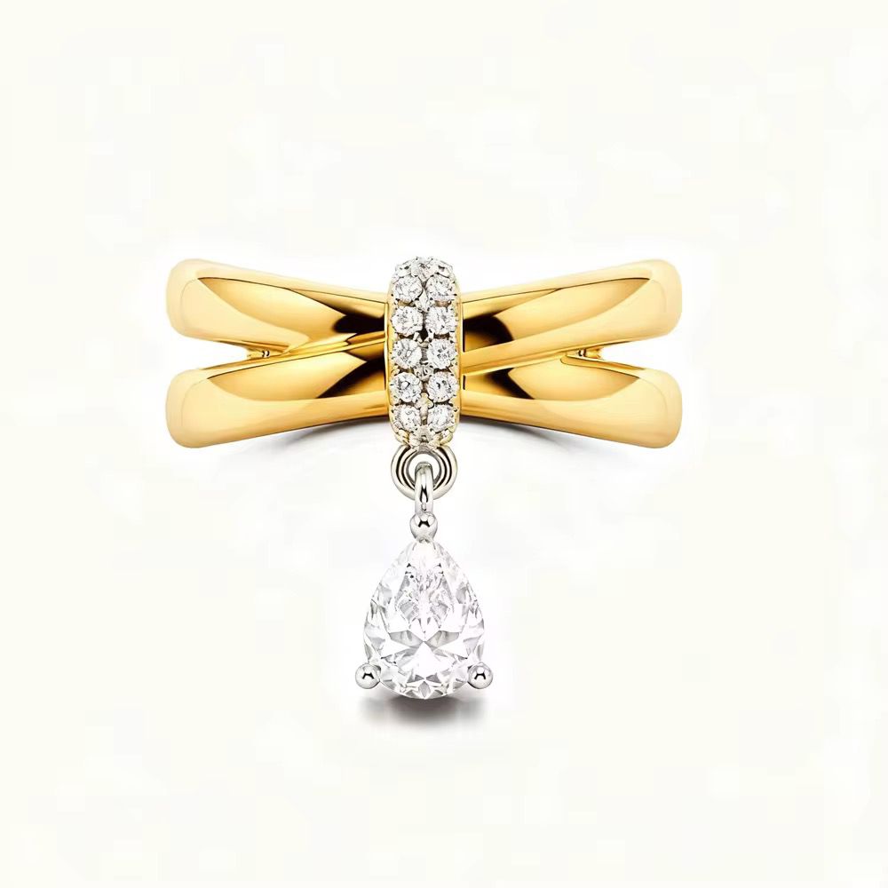 Diva Tear Drop Ring