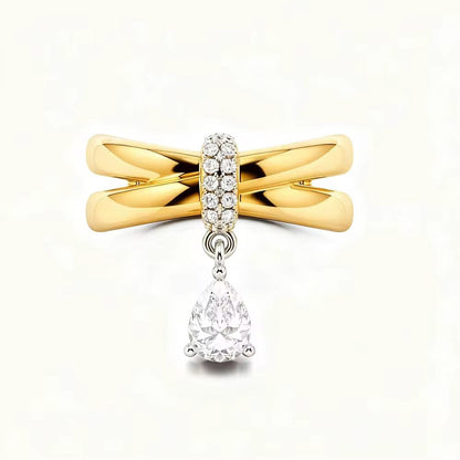 Diva Tear Drop Ring