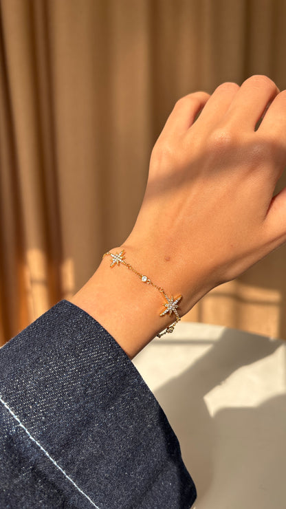 Diamond Starburst Bracelet
