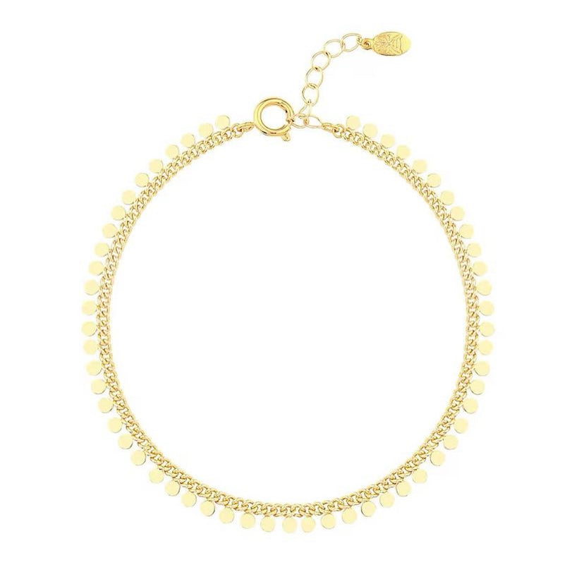 Disc Chain Anklet