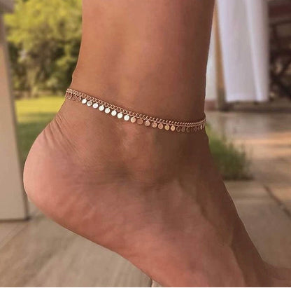 Disc Chain Anklet