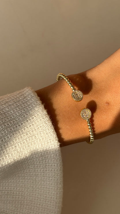 Round diamond bracelet