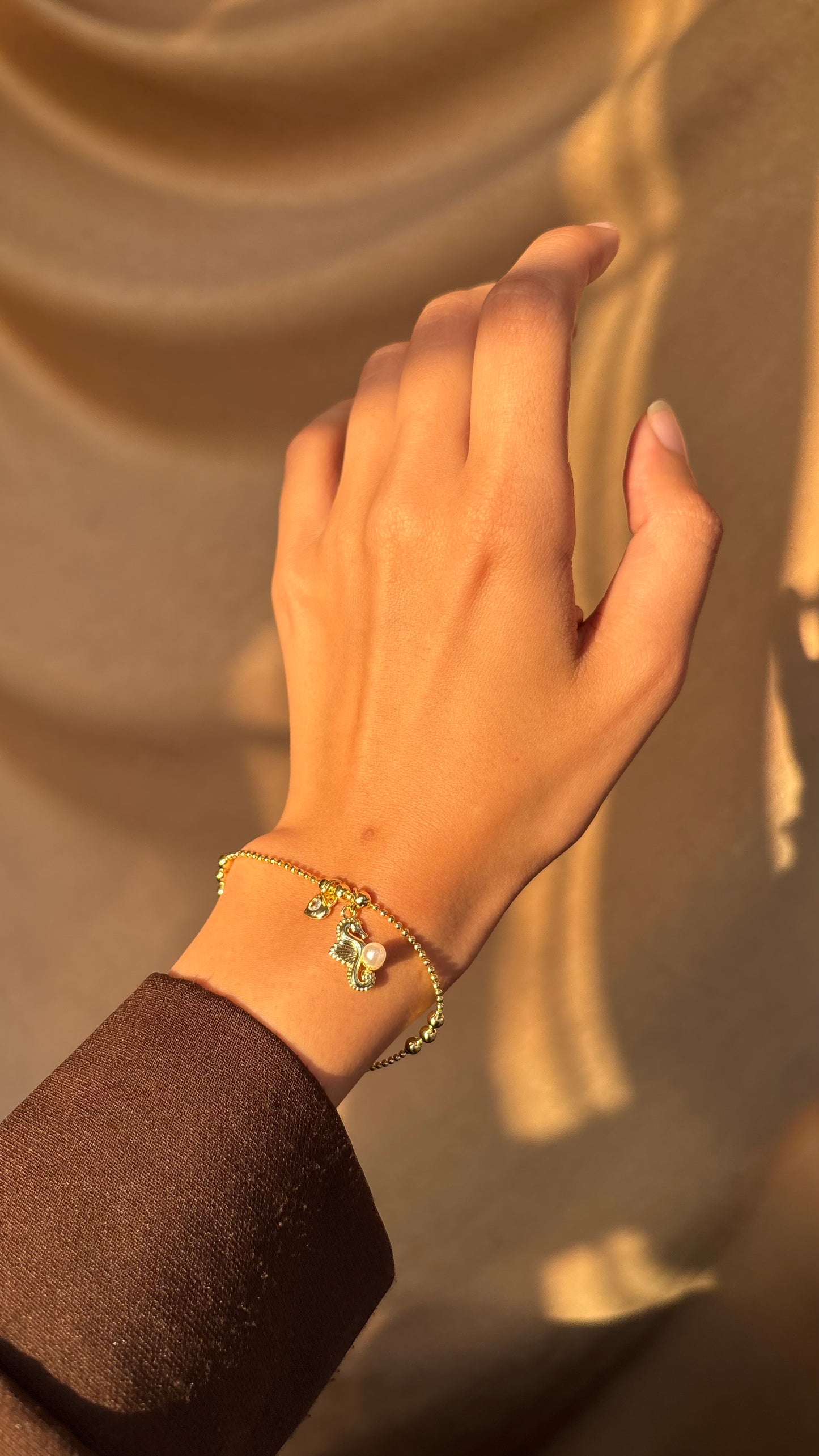 Pearl Seahorse bracelet