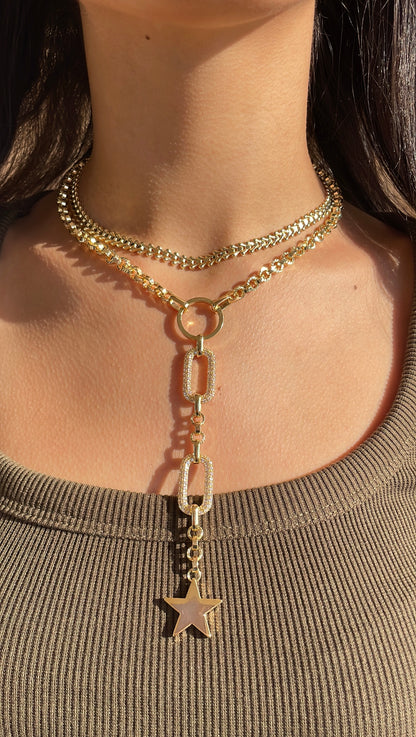 Star Beam Chain Necklace