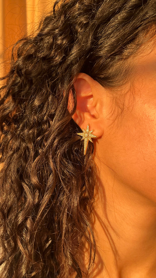 Diamonds Starburst Earrings