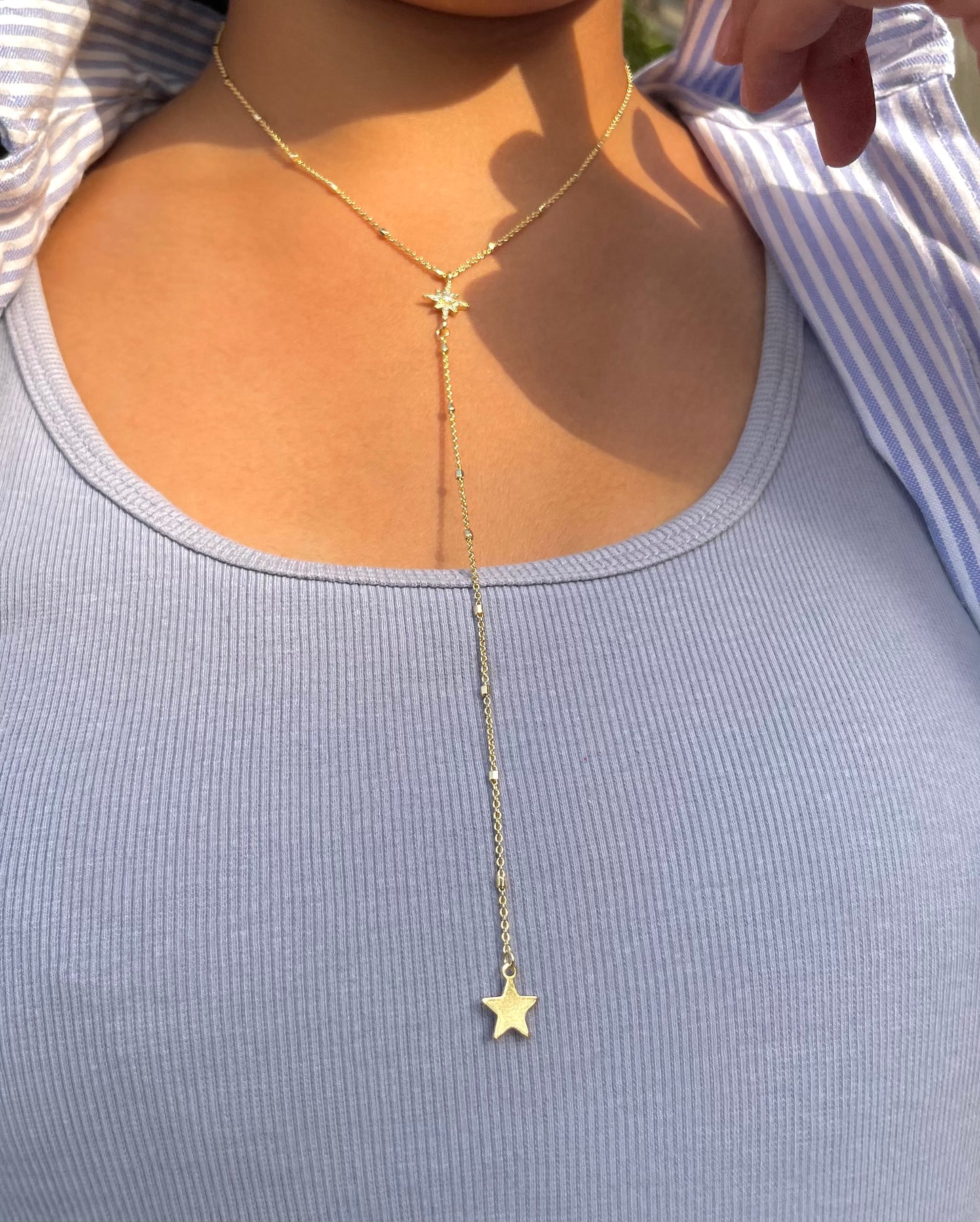 Star Drop Necklace