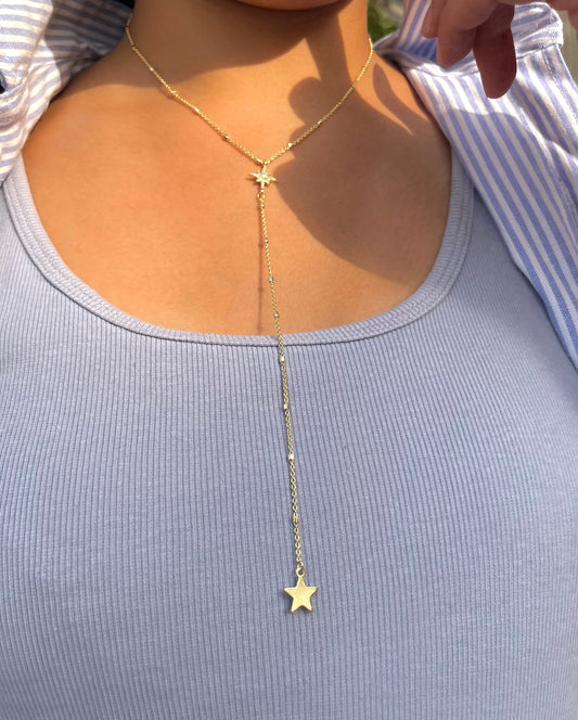 Star Drop Necklace
