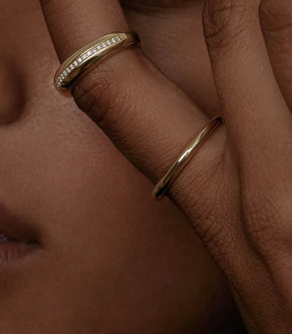 Gloria Dome Ring Diamond