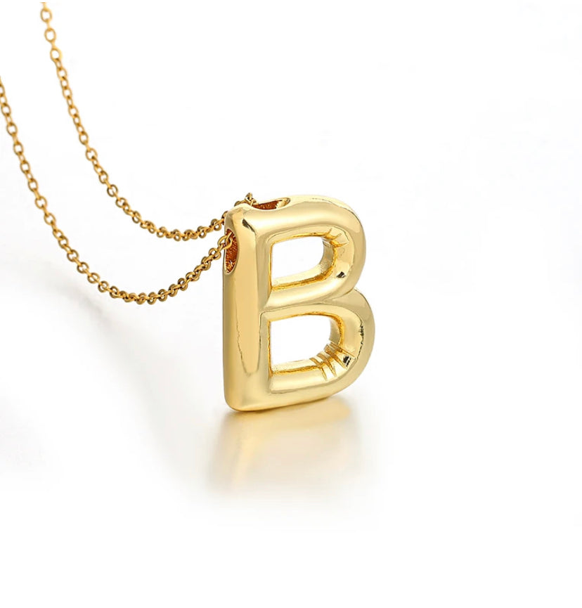 Bubble Initials Necklace