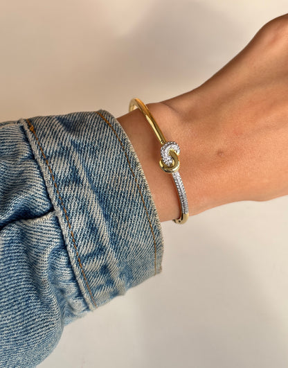 Diamond Knot Bangle