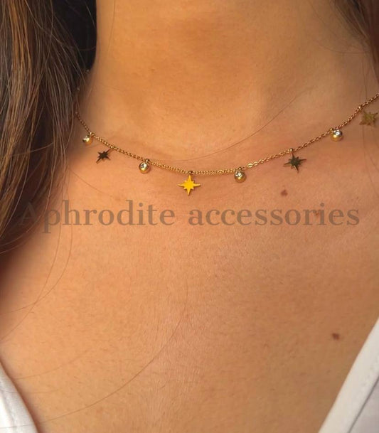 Starburst Gold Necklace