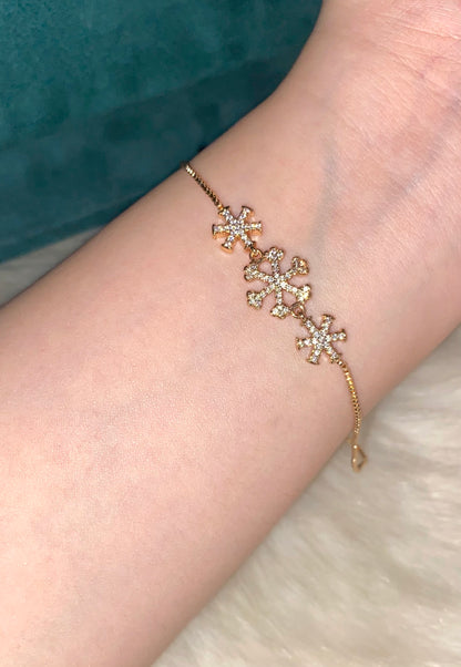 Snowflake Adjustable Bracelet