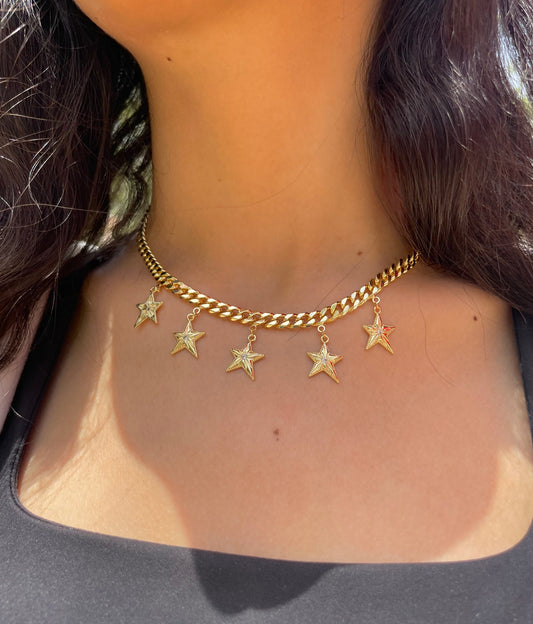 Stars Chain Necklace