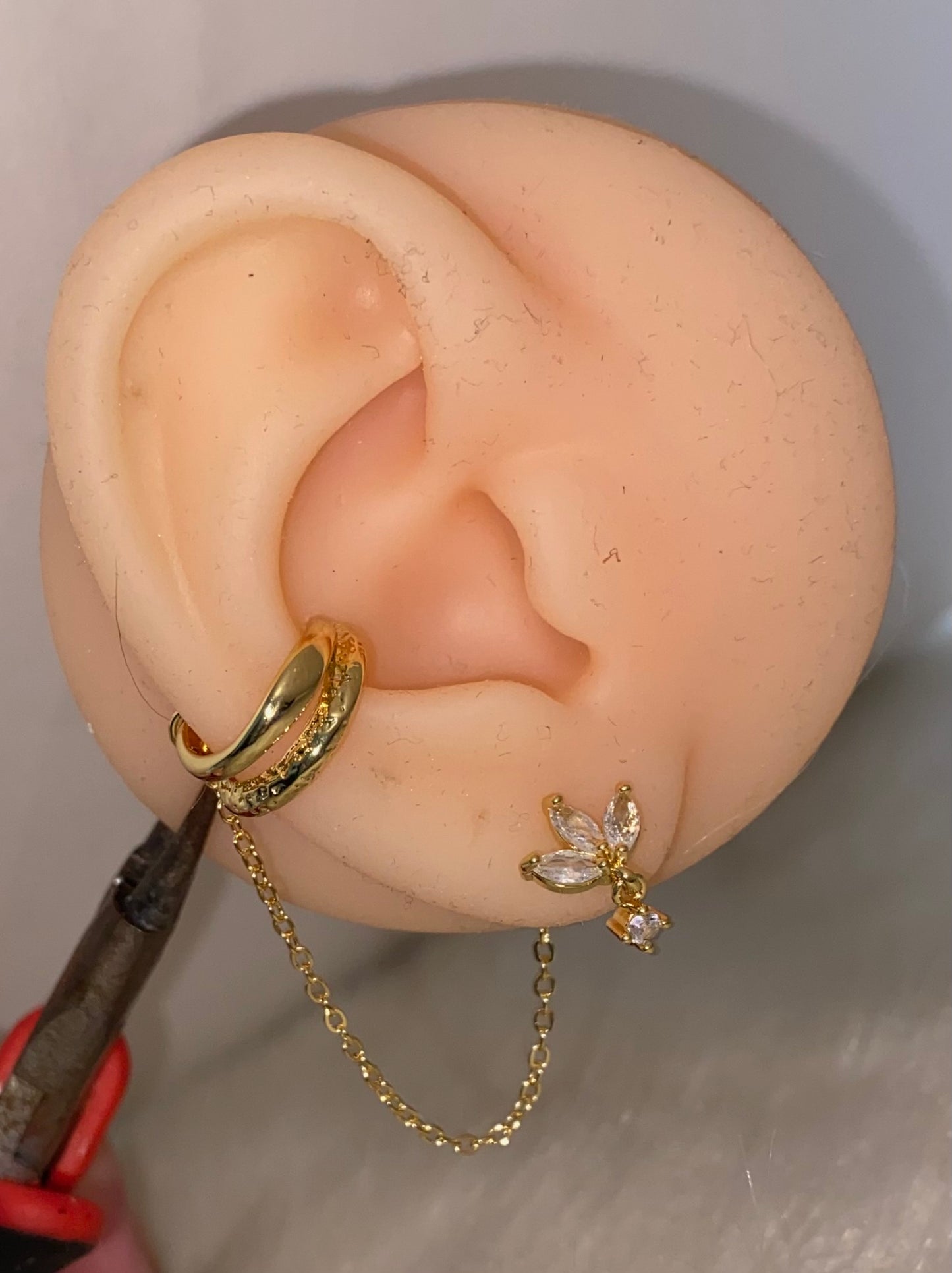 Fake Connected Piercing