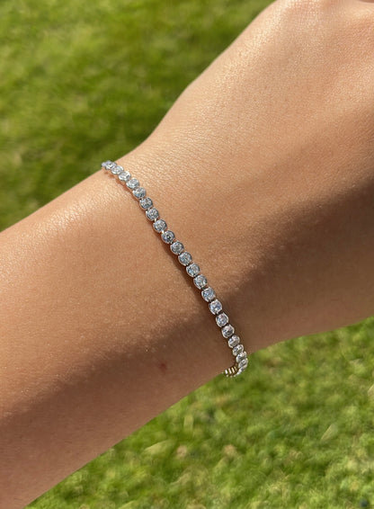 Round Adjustable Tennis Bracelet