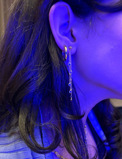 Diamonds Drop Down Earrings
