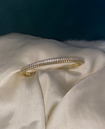 Tennis Gold Bangle