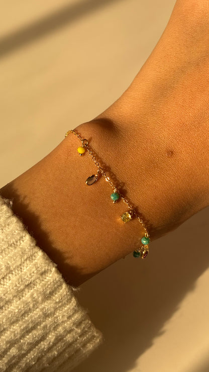 Colored Beaded Bracelet