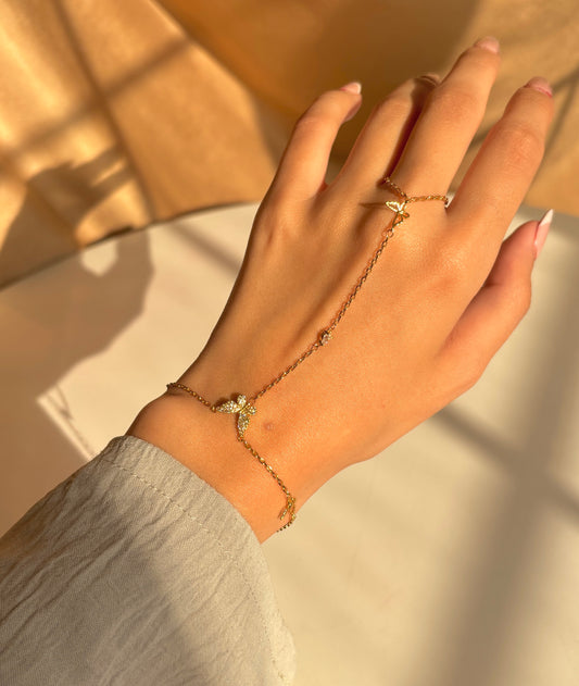Butterfly Hand Chain