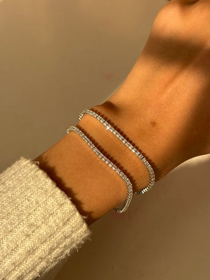 Double Layered Tennis Bracelet
