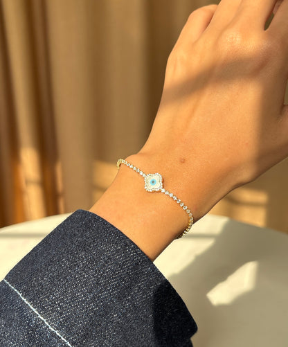 Eva Tennis Bracelet