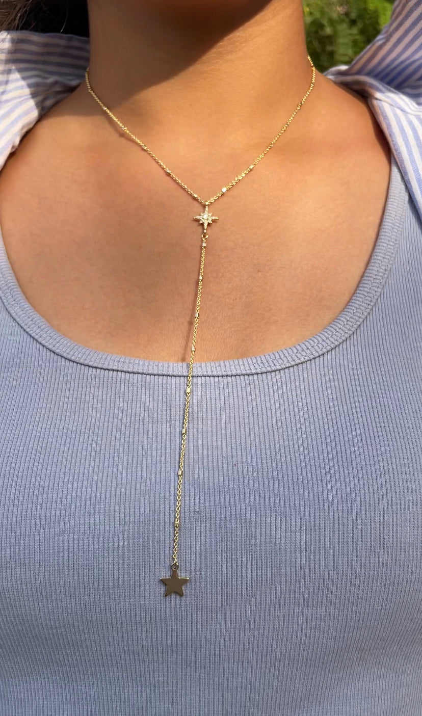 Star Drop Necklace