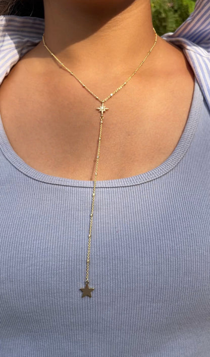 Star Drop Necklace