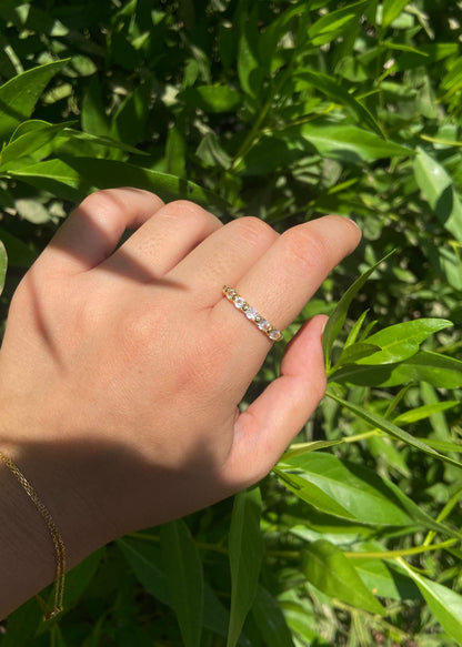 Gold Tennis Ring