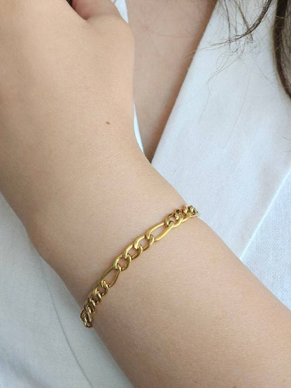 Figaro Thick Chain Bracelet