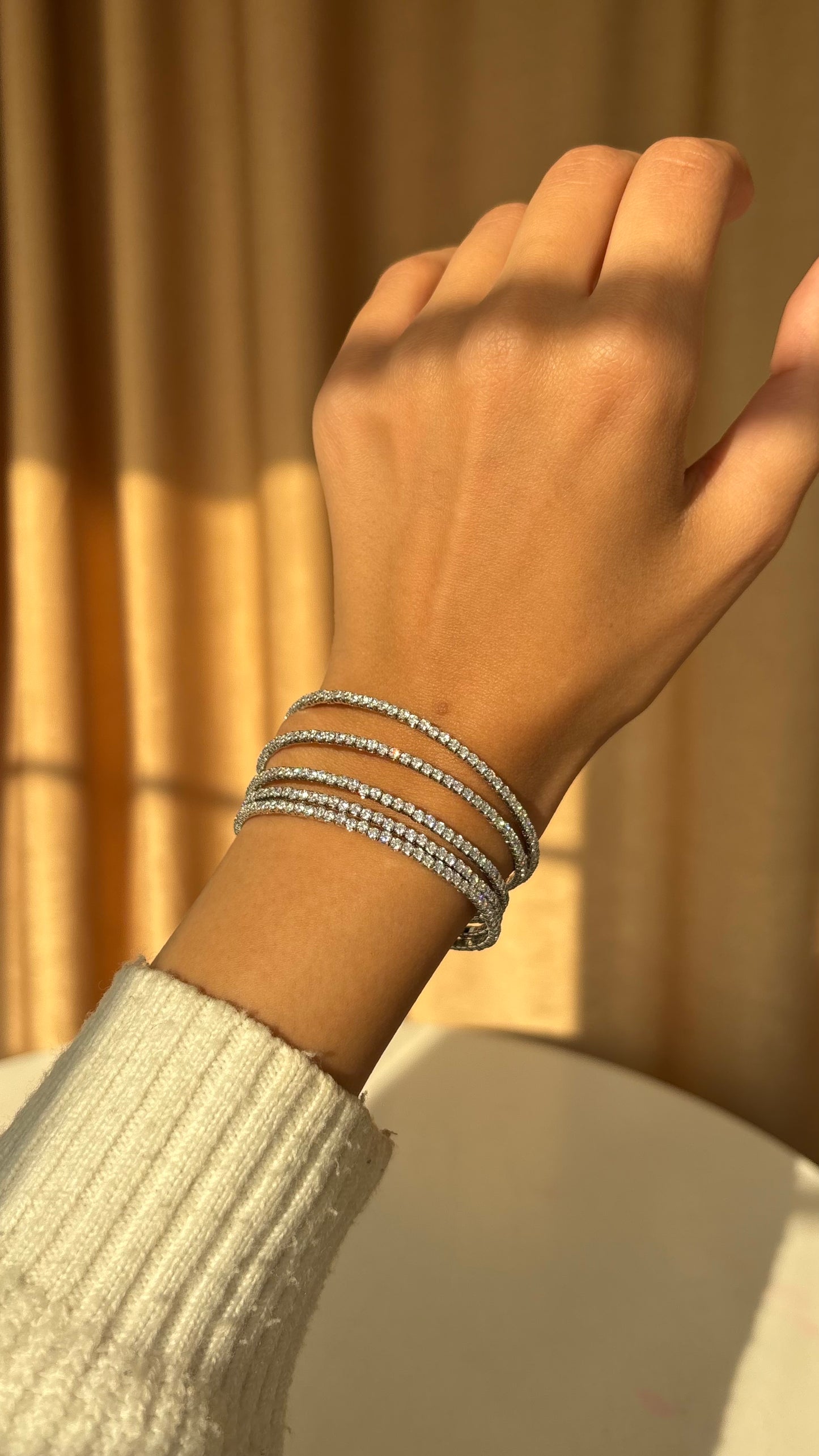 Elastic Tennis Bangle