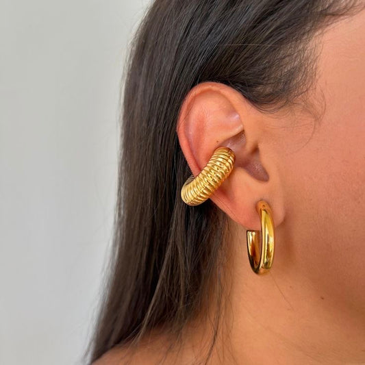 Textured Bold Ear Cuff