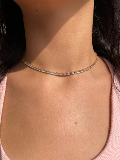 Half Adjustable Baguette Choker