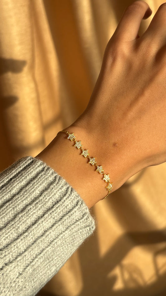Star lariat bracelet