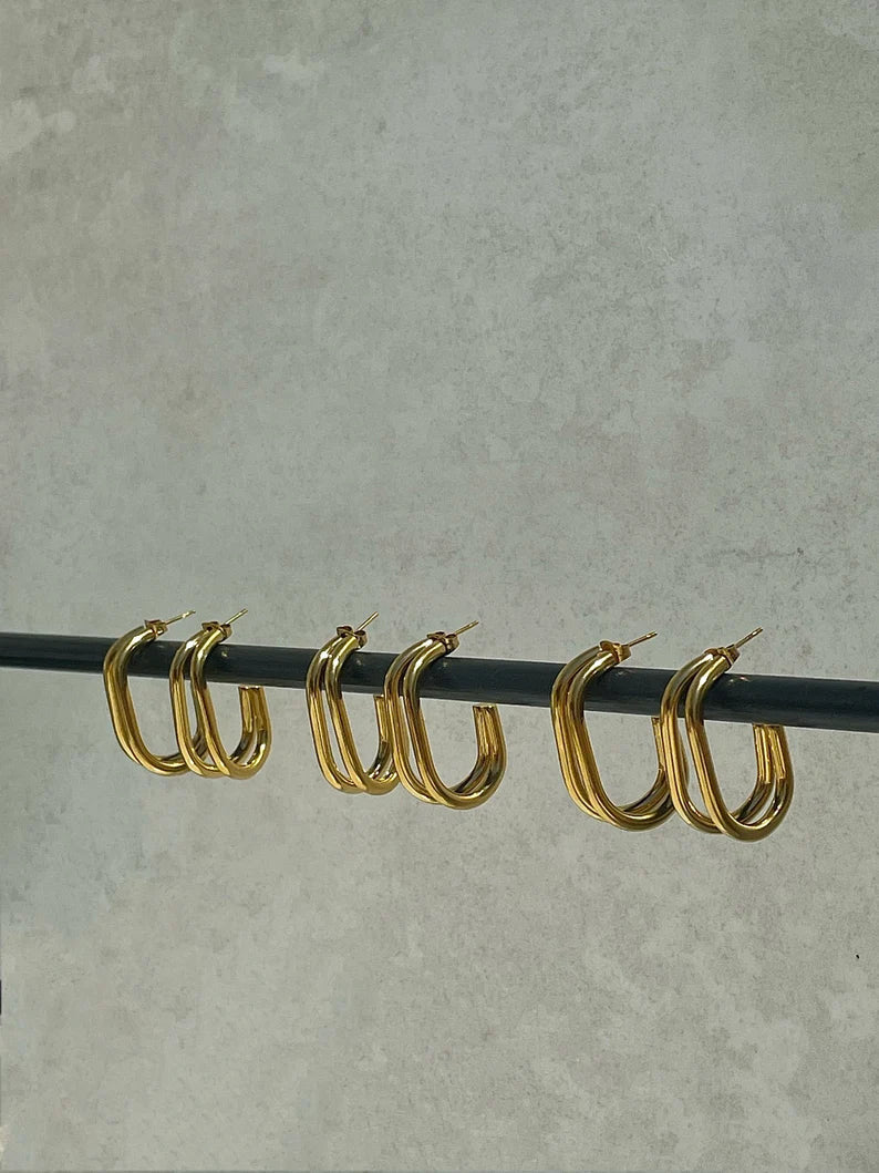 Paris Gold Earrings